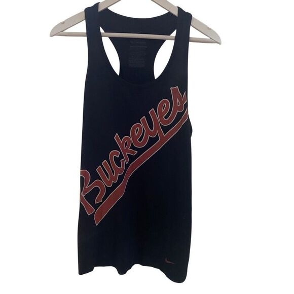 Nike Slim fit razor back tank top Buckeyes Ohio state VTG inspired XL - Picture 1 of 6